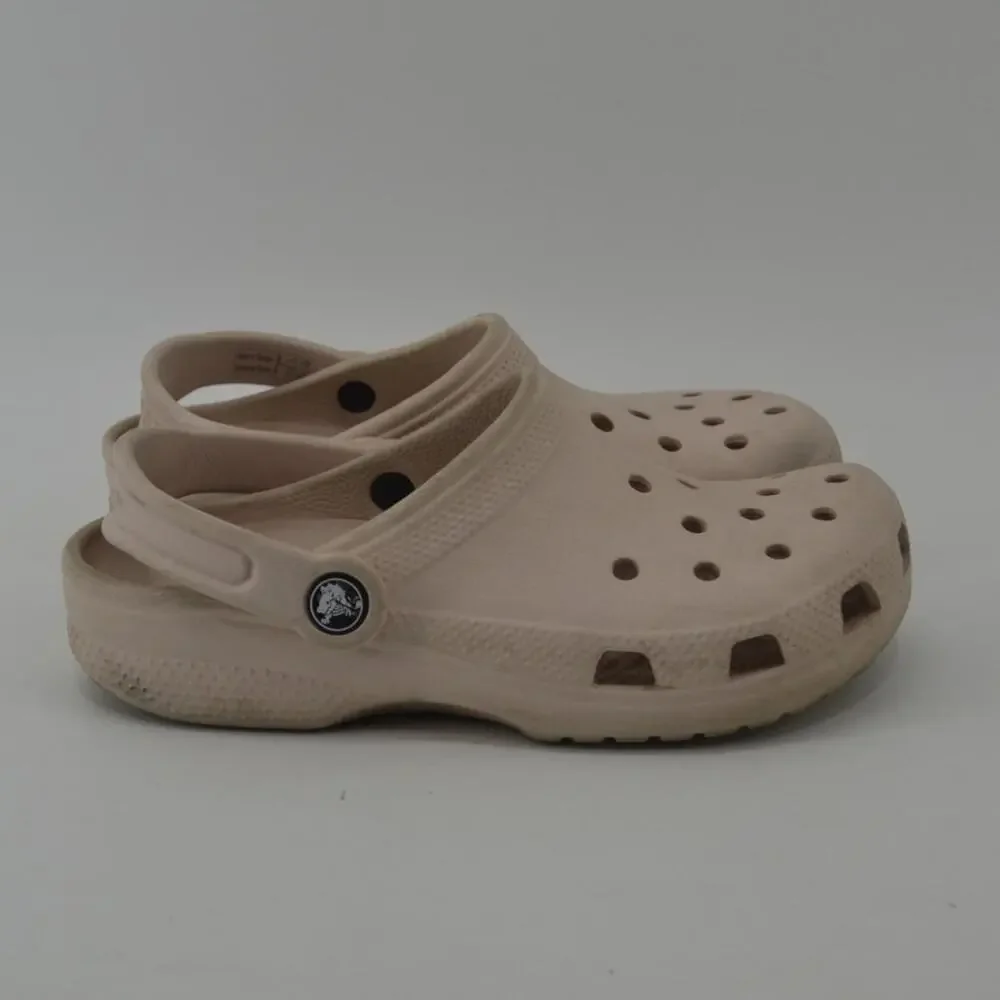 Crocs Pink Girls Children's Classic Slip On Clog Size 3 Pink